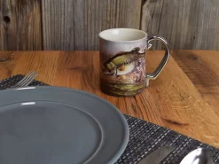 Rivers Edge Ceramic 3D Mug 15oz -Fishing Products Store bass scene ceramic 3d mug 4
