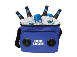 Bud Light Bluetooth Speaker Cooler Bag -Fishing Products Store bl scb 14