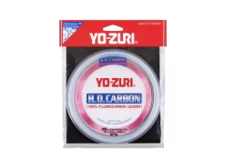 Yo-Zuri HD Pink Disappearing Flourocarbon Leader Line